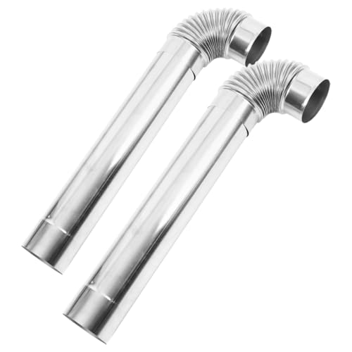 ibasenice 1 Ensemble De Tuyaux D'Échappement De Cheminée Conduit De Cheminée Accessoires De Poêle De Tente Chaude Tube D'Extension De Cheminée Tuyau De Poêle À Bois Accessoire