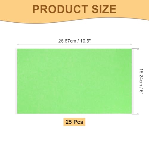Image of Masking Tape Green Painters Tape Paper Tape [for Crafts DIY Walls Painting Packing Automotive Home Decoration Teaching]- 6x10.5Inch /25 Sheets