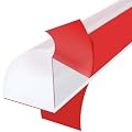 1/2?Flexible Quarter Round Molding Peel and Stick Rubber Trim Molding 6.56Ft Double-Sided Self-Adhesive Strips.DIY for Wall Seams, Floor Edges, Fireplaces, Bathroom Bathtubs, Countertops 78inch White