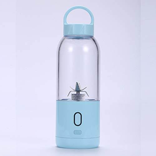 Tragbarer Entsafter 6-Blatt-Outdoor-Reise USB-Aufladung Mini Cup Juicer tragbare elektrische Mischflasche