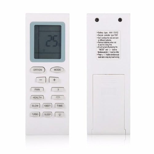 Télécommande Gree modèle 1 pour climatiseur split blanc préprogrammé