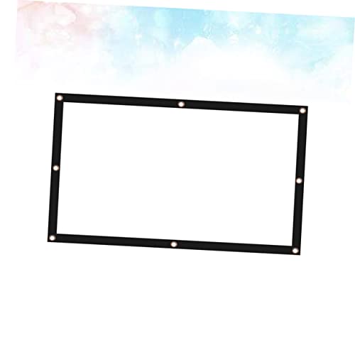 Écran de projection 150 pouces facile à monter pour résoudre le manque de place murale