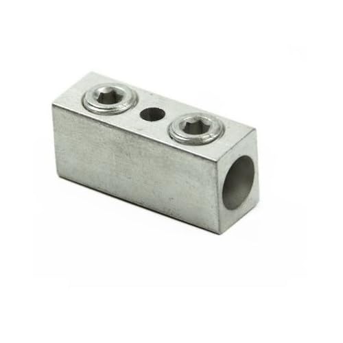 Hazlet SQ12005 250 MCM - 6 AWG 2 Screws Aluminum Splice/Reducer Mechanical Connector Number 250 kcmil (4/0 AWG) - 6 AWG Wire Range - Pack of 5