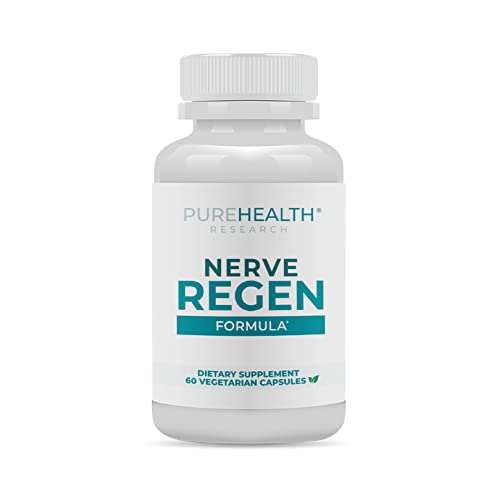 Nerve Regen Formula - Nerve Renew Advanced Nerve Support - Nerve Pain Relief, for Nerve Aches, Weakness, & Discomfort with Alpha Lipoic Acid and Vitamins B1, B6 & B12 - 30-Day Supply