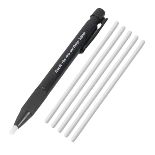 Borrador Retráctil Portátil,Herramienta De Corrección Y Borrado | Borrador Retráctil Con De 3.8mm Incluye 5 Recambios Para Dibujo, Bocetos Y Corrección