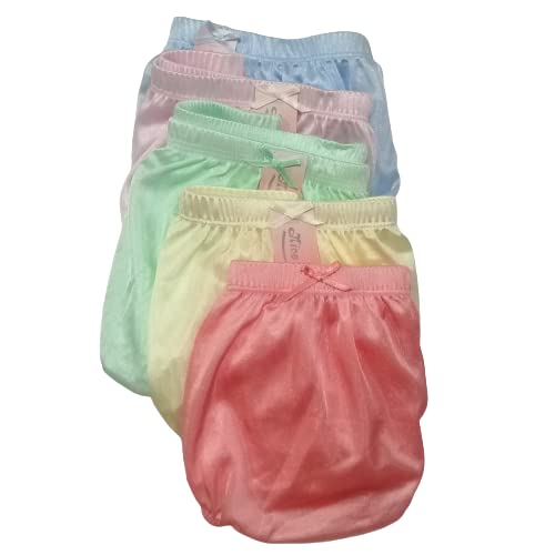 5 pcs/set Size Hip 44-48" Sheer Nylon granny Brief Underwear womens silky nylon panties high full high waist plus size smoothing coverage giant granny panties womens men adult Unisex elderly2