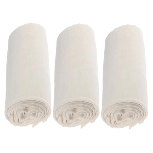 Garneck Soft Cotton Kitchen Cheese Cloth Set 3 Pack Yogurt Cloth Tofu Filter Sauce Filtering Multifunctional Muslin Fabric Reusable 100 * 90cm