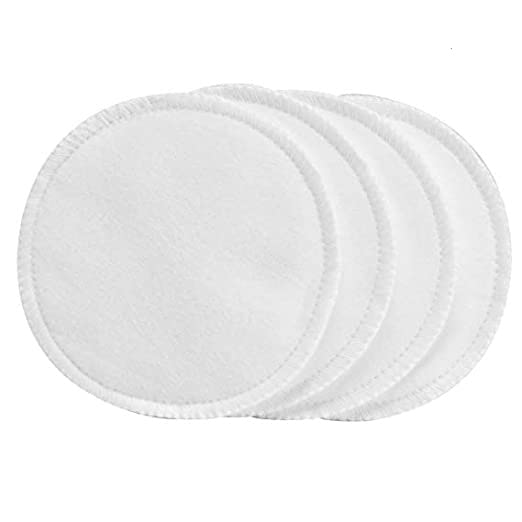 ANTIL'S Reuseable & Washable Maternity Nursing Breast Pad for Feeding Mothers (4 Pieces) White-image-20