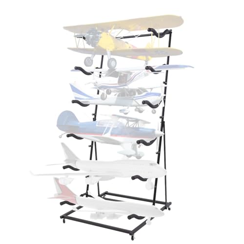 Cinnvoice Wheeled RC Airplane Storage Rack