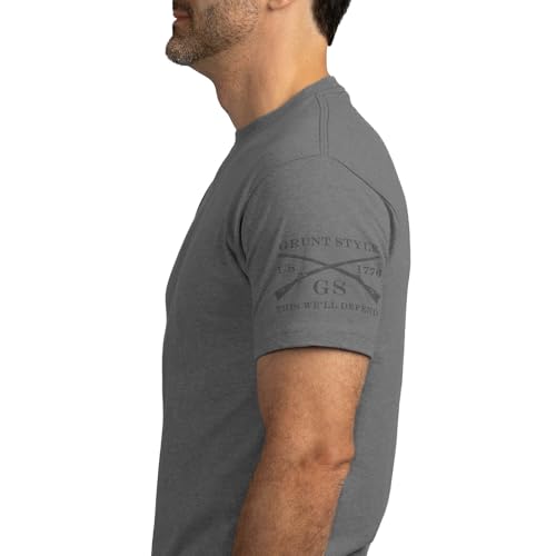 Image of Grunt Style Basic Crew Pack - USA, American Graphic Tee, Patriotic, Everyday, T-Shirts for Men Pack