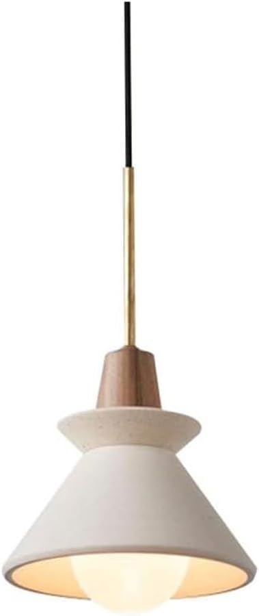 Chandelier suspendu en ciment style pastoral japonais pour chambre et cuisine