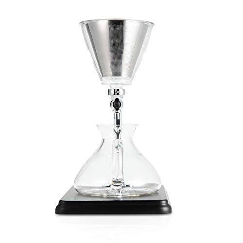 Yama Glass Pour Over Kaffeemaschine, Schwarz – Bild 3