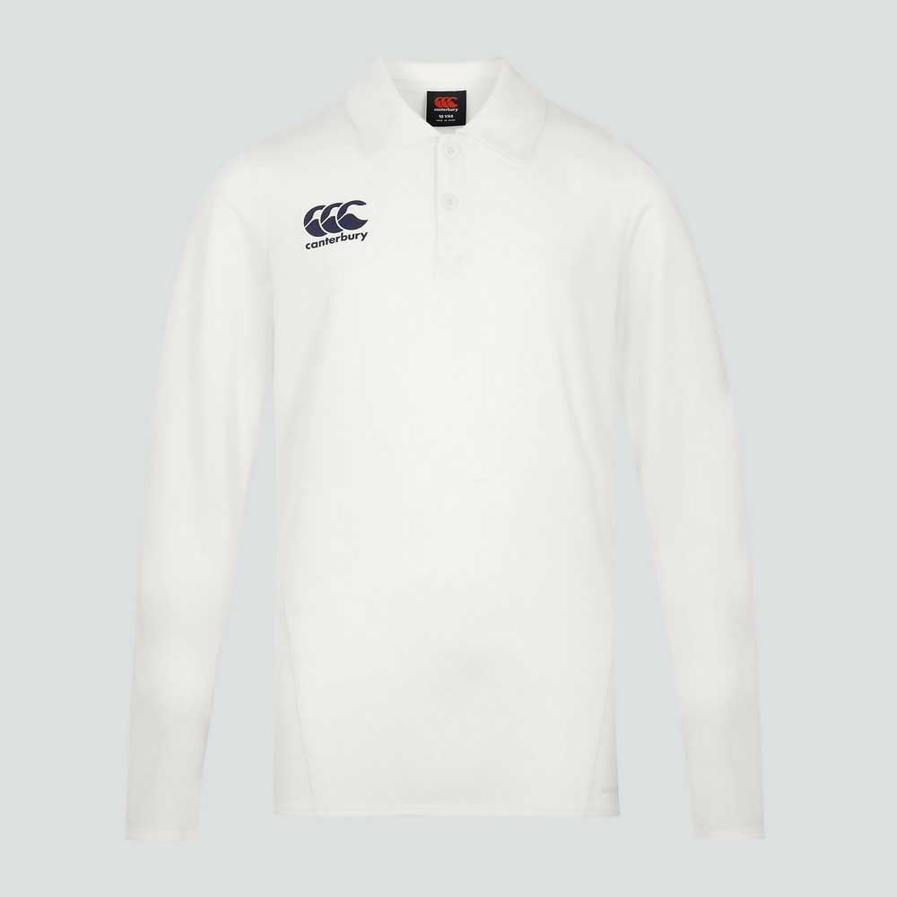 Canterbury Camiseta de Manga Larga de Críquet Performance Camisa Polo para Niños