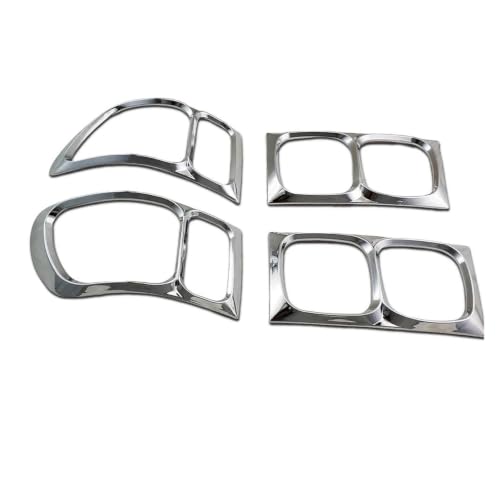 Cubierta luz trasera coche Toyota Ipsum 1996-2001 abs cromado plateado 3