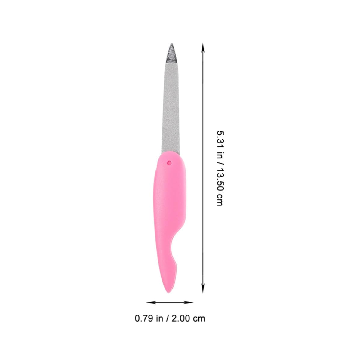 Hemobllo Diseño Compacto 8 Limas de Uñas Metálicas Plegables de Doble Cara de Metal y Abs, Fácil Almacenamiento para Manicura y Pedicura para Uso en Casa y Salón