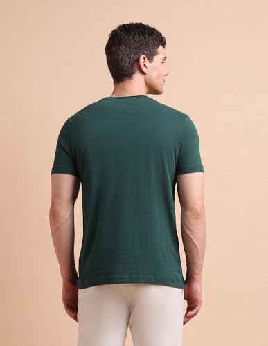 Image of U.S. POLO ASSN. Solid Cotton T-Shirts for Men - Breathable & Comfortable, Half Sleeves Mens Casual T Shirts