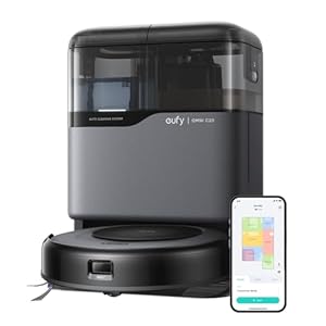 eufy Saugroboter Omni C20 mit All-in-One-Station,Auto-Entleerung, Auto-Wasch- und Trocknungsfunktion, 7.000Pa, 8,5cm Ultraflaches Design, Staubsauger Roboter mit Wischfunktion,Kindersicherung