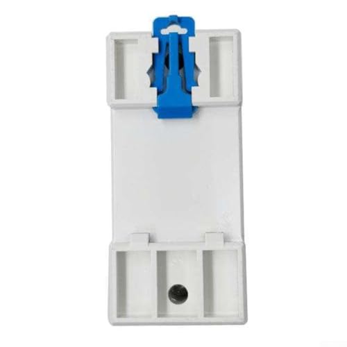 Medidor de energía digital, monofásico de 220 V/120 V, tipo riel con pantalla LCD, para medición de consumo eléctrico residencial y comercial en interiores (230 V)