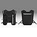 Aymzbd Running Vest Pack Adjustable Straps Phone Pockets 4L Running Backpack Vest for Traveling Riding Camping, Black