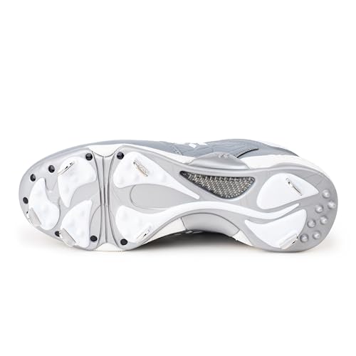 RIP-IT Women's Diamond Metal Softball Cleats - Softball Shoes for Women - Charcoal - Size 7.54