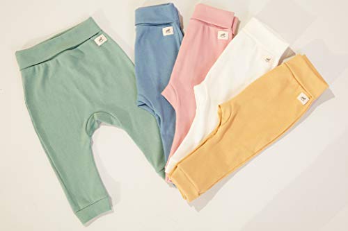 Calça em Ribana Canelada Nature, Up Baby, bebê-unissex, Amarelo, G