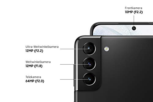 Samsung-Galaxy-S21-5G-Android-Smartphone-ohne-Vertrag-Triple-Kamera-Infinity-O-Display-128-GB-Speicher-leistungsstarker-Akku-Phantom-Black