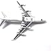 Diecast 1:500 Scale B747-300 Model South African Airways Alloy Aircraft Model with Landing Gear