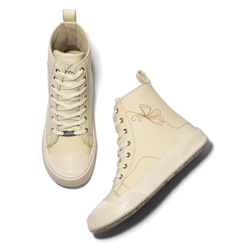 Image of YOHO Canvas CZ Sneakers for Women | Lightweight Casual Shoes | Everyday Comfort, Breathable Fit, Durable Grip Sole, Versatile Slip-On or Lace-Up Style, Trendy