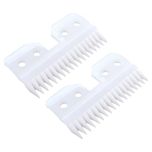 New Ceramic Grooming Clippers Cutter Compatible for Andis Oster Wahl AG/A5 Clipper,18 Teeth Small Moving Cutter Blade by INGQI