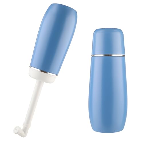 Po Dusche 400ML Tragbares Bidet Reise Popodusche Intimdusche für Schwangerschaft Poduschen Peri Flasche für Krankenhaus Schwangerschaft