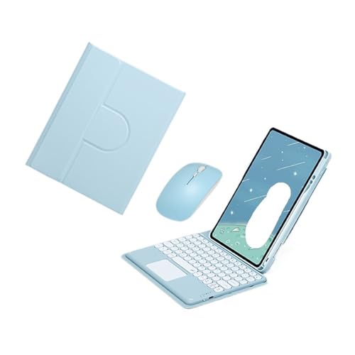 Kit teclado magnético ratón y funda acrílica giratoria para iPad Air 10.9