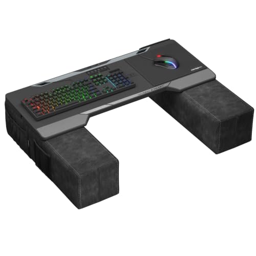 Image of Couchmaster CYCON HORIZONLIGHT Bar, Ultimate Ergonomic USB-Hub Gaming Lap Desk for Couch and Bed, Large, Stable and Compatible with All Keyboards and Mouse /Mice, Laptops, PCs, PS4 /5, Xbox