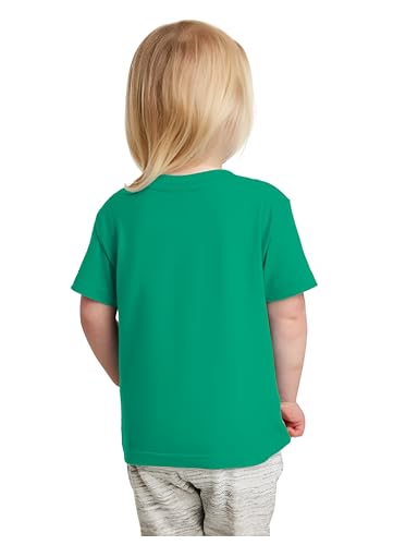 Image of Kids Premium Pure Cotton biowash t-Shirt | Super Soft Anti-Pilling & Breathable Kids Wear Round Neck Half Sleeves Multi-Color Soft Summer Tees for Girls Pack of 1