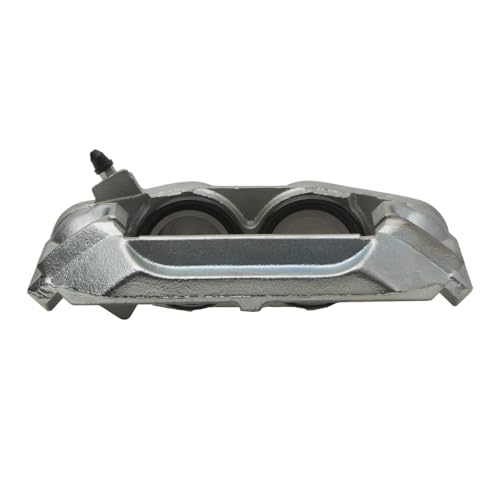 Image of R1 Concepts Front Left Brake Caliper Silver Zinc Coated CAL-54175| Fits 1975-1979 Ford E-250, E-350 Econoline; 1976-1979 Ford F-250, F-350