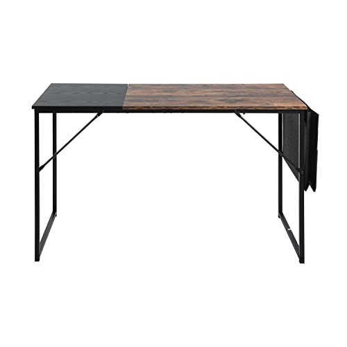 Catálogo de Home Depot Escritorios comprados en linea. 42 HOMEMAKE FURNITURE Escritorio de Oficina y Estudio, Mesa para Computadora con Bolsa de Almacenamiento, Ideal para Home Office y Espacios Pequeños, Robusto y Ligero, Marrón (100 x...