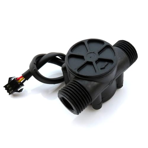 Sensor de flujo de agua Hall con control automático y alta precisión para tuberías de 1/2" 6