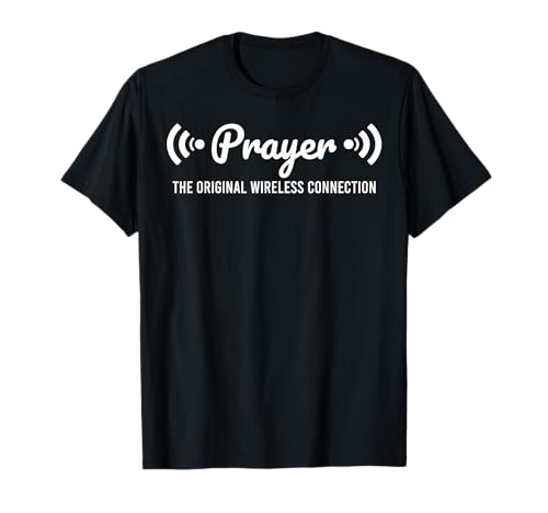 Prayer The Original Connection Pun Funny Church Graphic T-Shirt