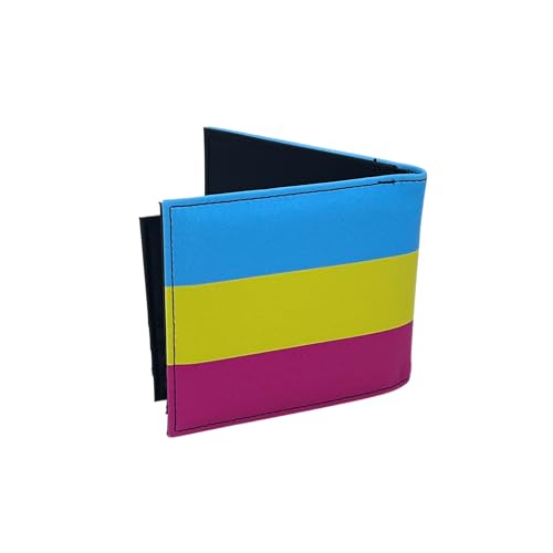 Pansexual Pride Wallet - Bi Fold Design PU Leather2