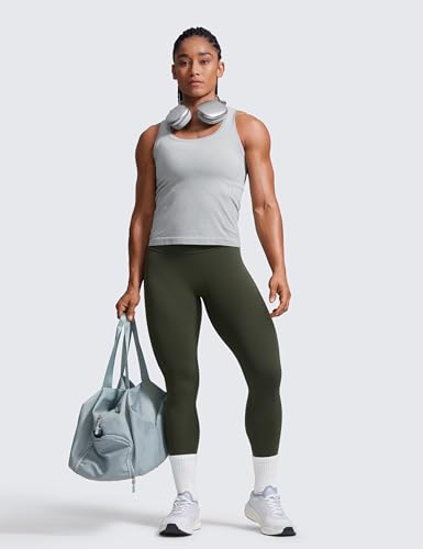 Image of CRZ YOGA Secretsculpt Leggings 25 inch | Butterlift, Buttery Soft, Moderate Compression, Workout, Pilates, No Front Seam, Booty Scrunch Butt, High Waist, for Women