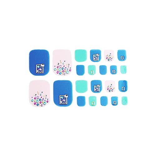 ネイルシール フットネイルラップシール(タイプF)足用 フット ネイルステッカーネイルデザイン