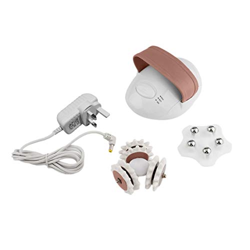 Rolo de massagem facial pequeno de tamanho compacto 3D com sistema de controlo elétrico de celulite, massageador, adelgaçador corporal