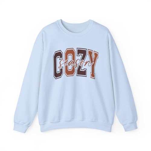 Cozy Season Crewneck Sweatshirt - Fall Winter Warm Cute Cozy Jumper Shirt, Thanksgiving, Unisex Heavy Blend