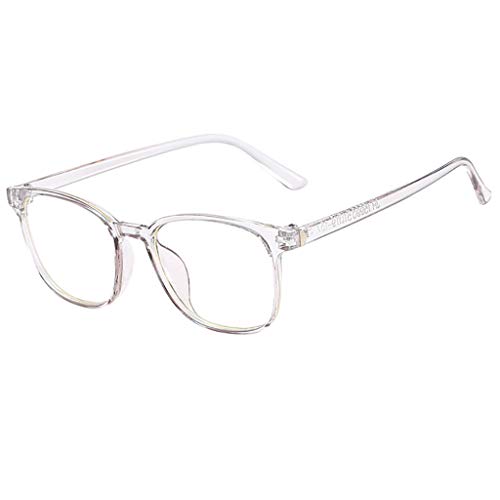 Preisvergleich Produktbild CANDLLY Brille Damen, Unisex Stilvoll Runde Computerleser Brille Brillenglas Brillen Flacher Spiegel Männlicher Weiblicher General Persönlichkeit StrandBrille Mehrfarbig Zubehör