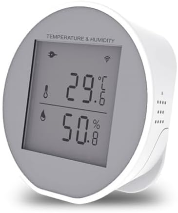 Sensor de Temperatura y Humedad Tuya Wifi, Termómetro e Higrómetr...