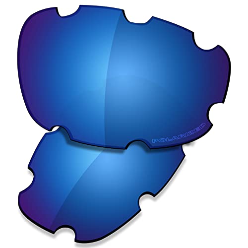 Verres de rechange Oakley Wind Jacket Saucer polarisés bleus