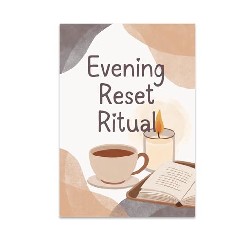 Evening Reset Ritual - Self-Care Enthusiast - 11 oz White Ceramic Coffee Mug...