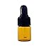 12PCS 2ML Amber Glass Essential Oil Dropper Bottles Sample Container Makeup Cosmetic Jars With Black Caps for Essential Oil Aromatherapy (2ML)