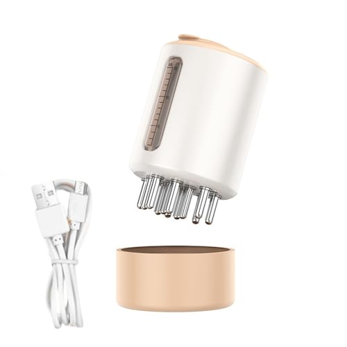 頭皮ブラシ 頭皮ケア 電気ブラシ 電動頭皮ブラシ 振動 EMS 15ml大容量 目盛り付き 精確 頭皮ケア剤塗布器 微電流 振動 赤色LED 7本導入歯 充電式 コードレス お手入れ簡単 防水 女性 メンズ 軽量 自宅 出張 旅行用 お誕生日 ギフト プレ