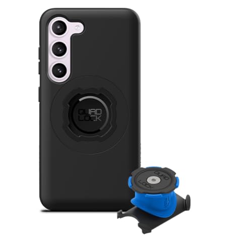Image of Quad Lock Stem /Handlebar Bike Phone Holder Kit with MAG Phone Case for Samsung Galaxy S23