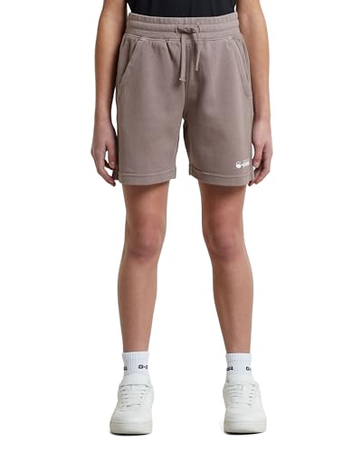 Jeans Knit pvt Ltd Premium Core Swt Shorts G Pantaloncini, Grigio (Quick Silver D29803-01-j258), 6 Anni Bambina